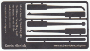 mitnick security business card