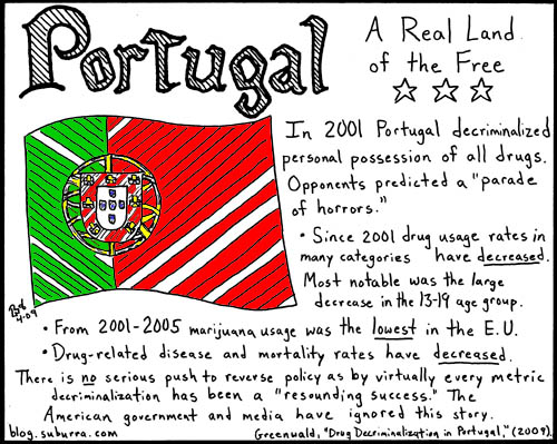 portugal legalized all drugs in 2001 and the world has not ended