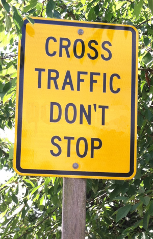 cross traffic don't stop