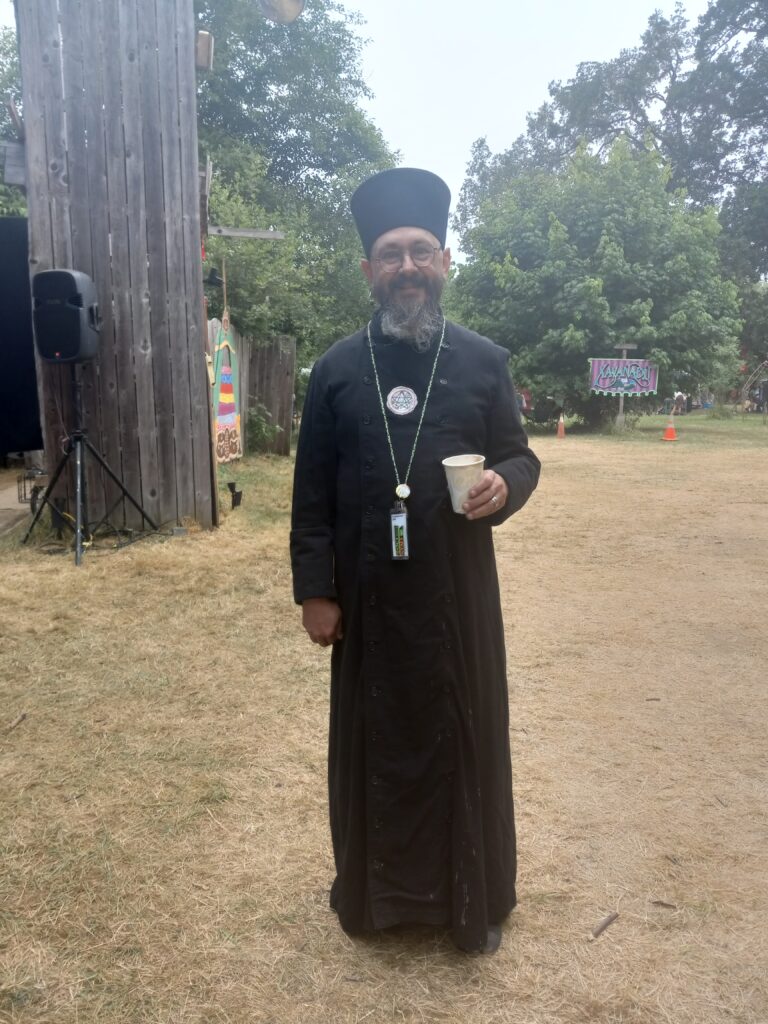 230707 salamandir as a russian orthodox priest