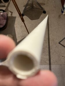 a length of PVC tubing